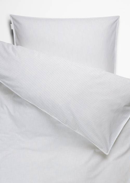 Beddengoedset model Classic Fine Stripe Denim Blue - Product afbeelding 1