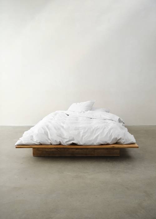 Beddengoedset model Classic Fine Stripe Grey Mist - Product afbeelding 2