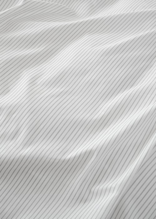 Bettwäsche-Set Model Classic Fine Stripe — Grey Mist