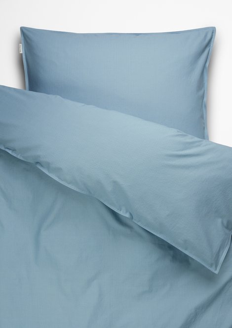Marc O'Polo Beddengoedset model Senja, Unisex, blauw, 155x220_+_80x80, 100% Biologisch katoen