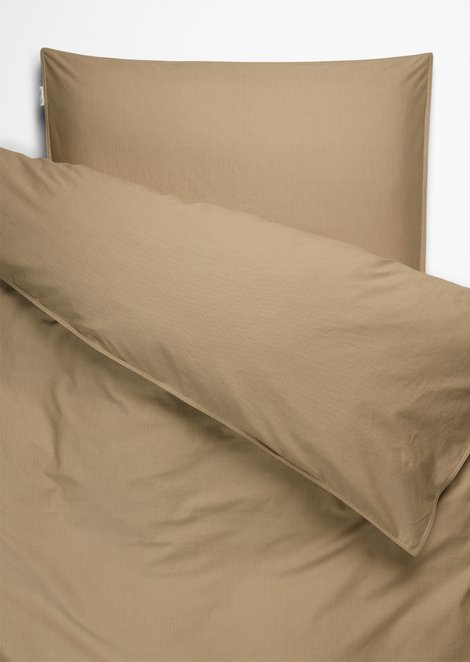 Marc O'Polo Beddengoedset model Senja, Unisex, bruin, 135x200_+_80x80, 100% Biologisch katoen