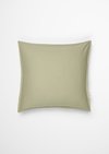 Marc O'Polo Kussenhoes model Senja, Unisex, groen, 40x40, 100% Biologisch katoen