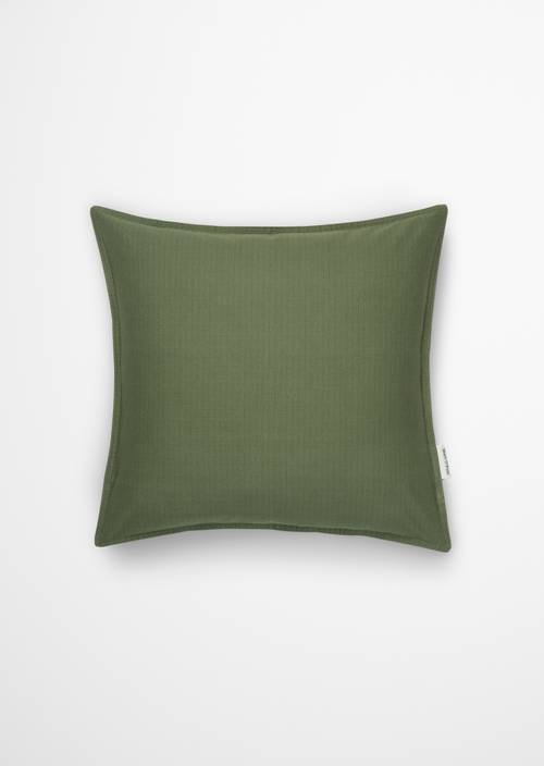 Taie d'oreiller modèle Senja Dark Green Ivy - Image du produit 1