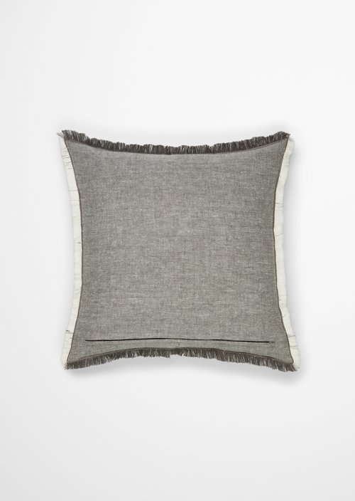 Decorative cushion model Fine Stripe — Anthracite