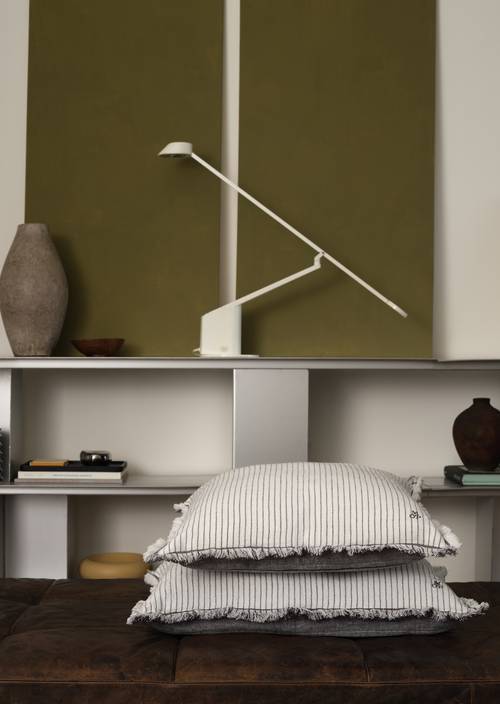 Sierkussen model Fine Stripe Anthrazit - Product afbeelding 2