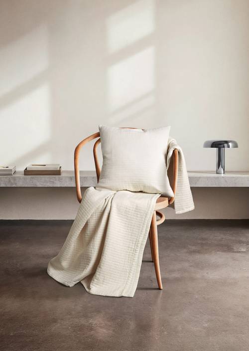 Plaid Model Viggo Off White - Produkt Bild 2