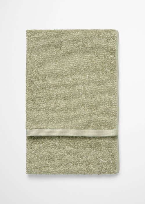 Towel model Timeless Melange — Moss Green