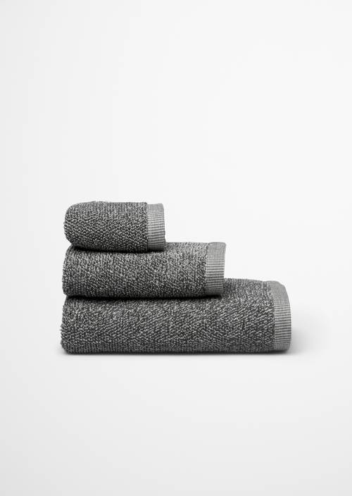 Gastendoek model Tijdloos gemêleerd Anthrazit - Product afbeelding 2