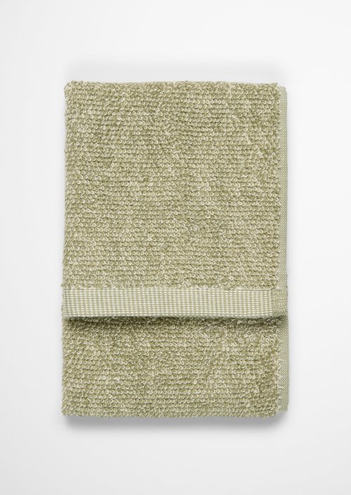 Serviette invité coton taupe 30x50cm