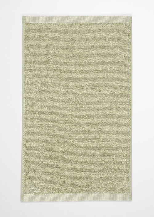 Guest towel model Timeless melange — Moss Green
