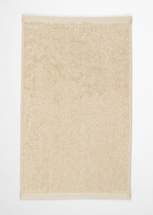 Guest towel model Timeless melange — Dark Sand