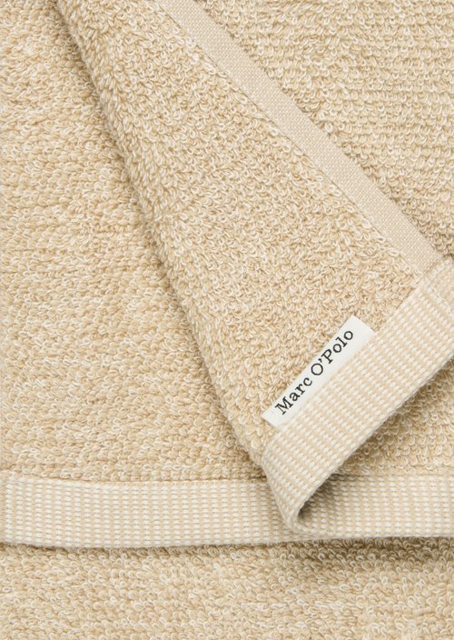 Guest towel model Timeless melange — Dark Sand