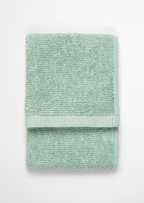 Guest towel model Timeless melange — Aquamarine