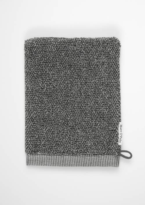 Model washandje Tijdloos gemêleerd Anthrazit - Product afbeelding 1