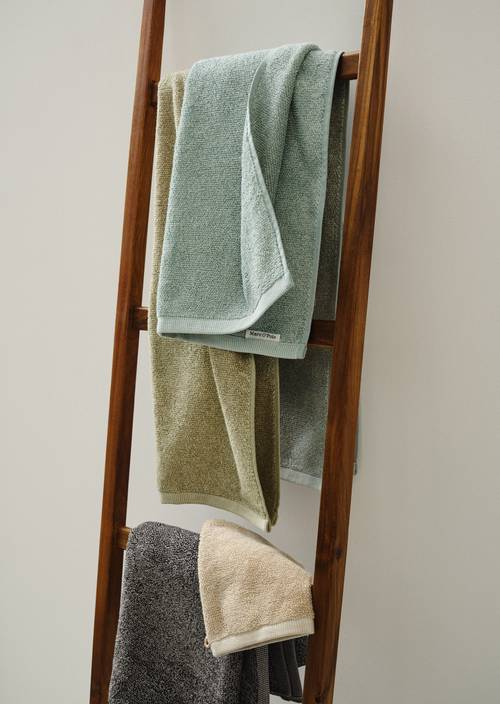 Gant de toilette Modèle Timeless melange Moss Green - Image du produit 2