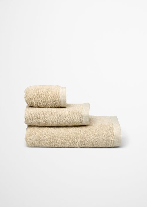 Wash mitt model Timeless melange — Dark Sand