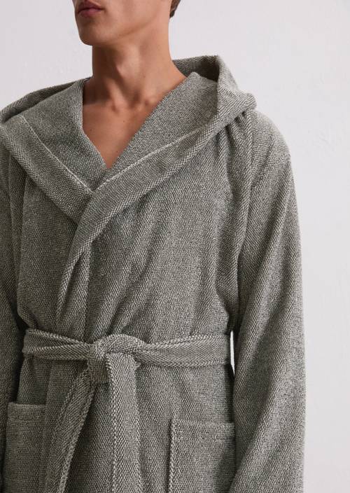 Men's bathrobe model Timeless Melange Anthrazit - Product image 2