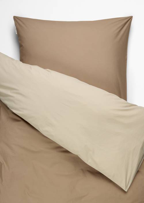 Set de linge de lit modèle Erla Earth Taupe - Image du produit 1