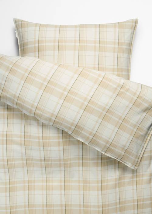 Bed linen set model check Oatmeal - Product image 1