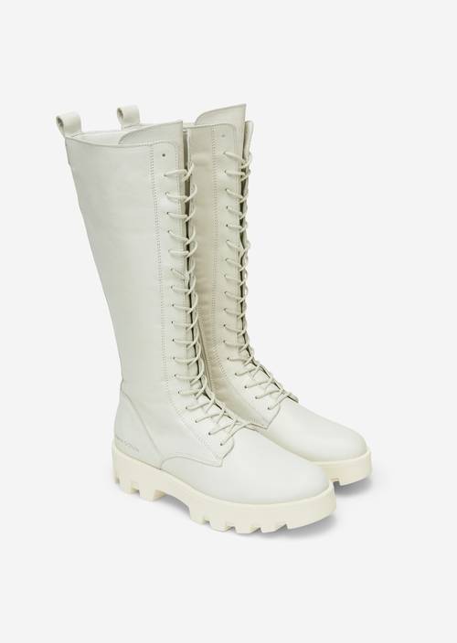 Langschaft-Stiefel offwhite - Produkt Bild 2