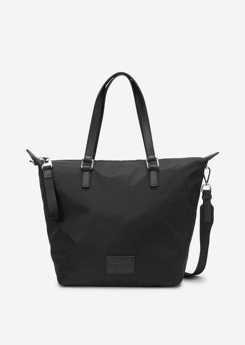 Velká kabelka shopper black v předním pohledu