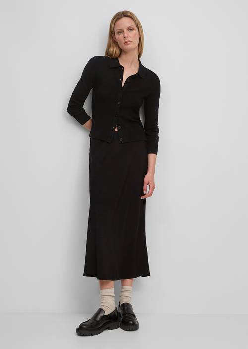 Feinstrick-Cardigan black - Produkt Bild 1