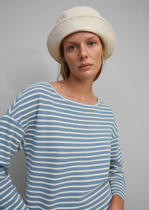 Ringel-Sweatshirt combo jersey in Frontalansicht