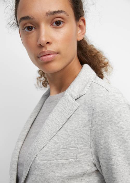 Jerseyblazer stony grey melange - Produkt Bild 2