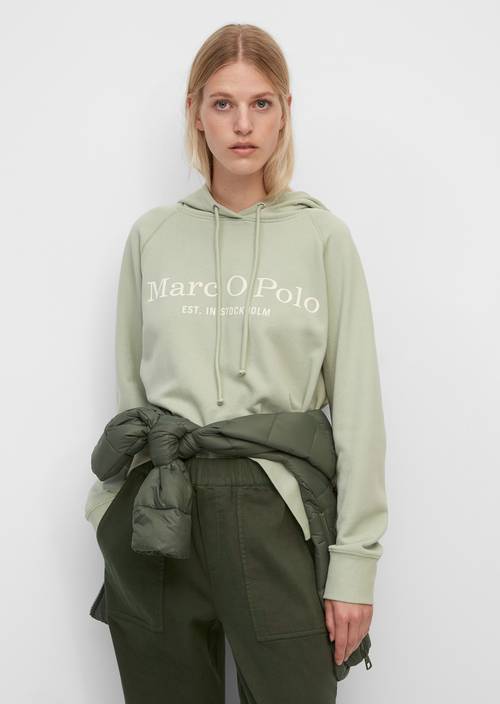 Hooded sweatshirt washed spearmint - Product image 1