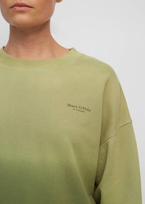Dip-Dye-Sweatshirt multi/green shades - Produkt Bild 2