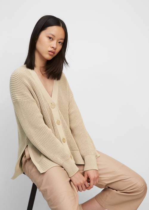 V-Neck-Cardigan blushed camel - Imagen del producto 1