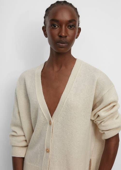 Wool Alpaka Strickjacke Alpaca Wool Strickjacke Polo Marco Polo