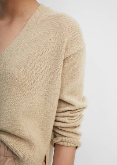 V-neck cardigan blushed camel - Product image 2