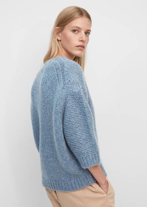 Sweter z dzianiny z krótkim rękawem fall sky - Obraz produktu 1