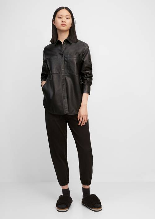 Surchemise en cuir black - Image du produit 1