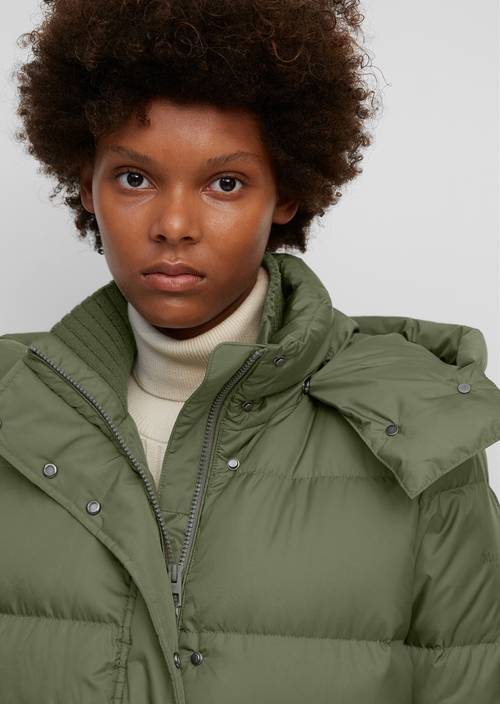 Péřový kabát fresh moss - Obrázek produktu 2