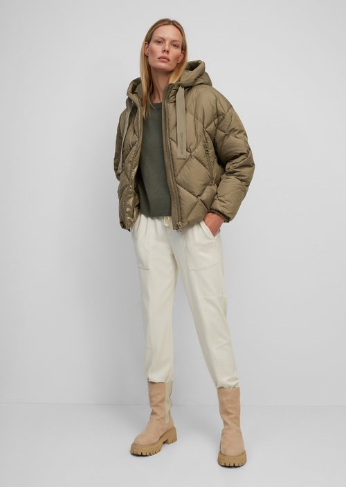 Light Graphite Marc O Polo Mantel Daunen Hood Marc O Polo Mantel