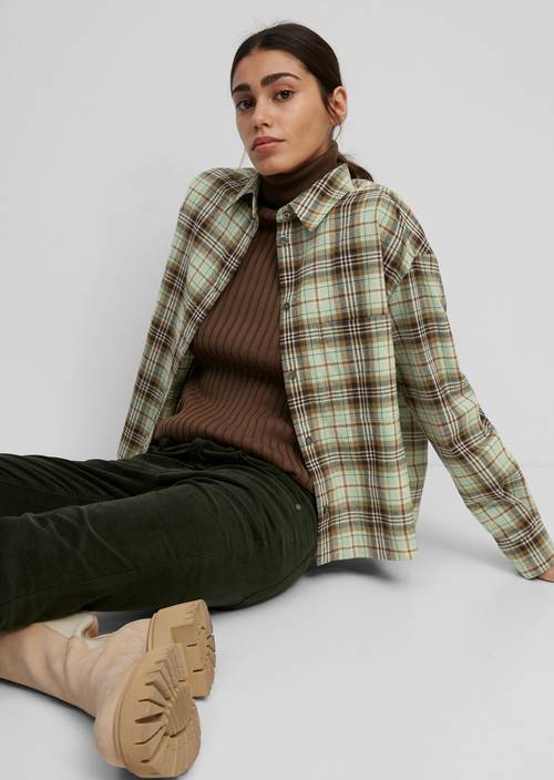 Karierte Boyfriend-Bluse multi - Produkt Bild 1