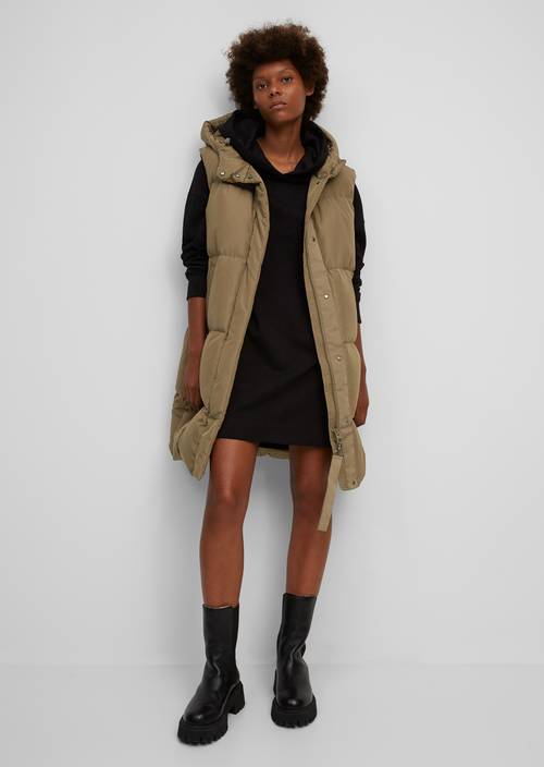 Puffer Marco Polo Lange Weste Daunenweste Steppweste Lang Damen