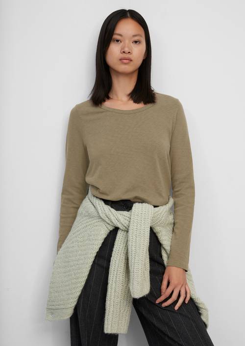 Longsleeve shirt nutshell brown - Product afbeelding 1