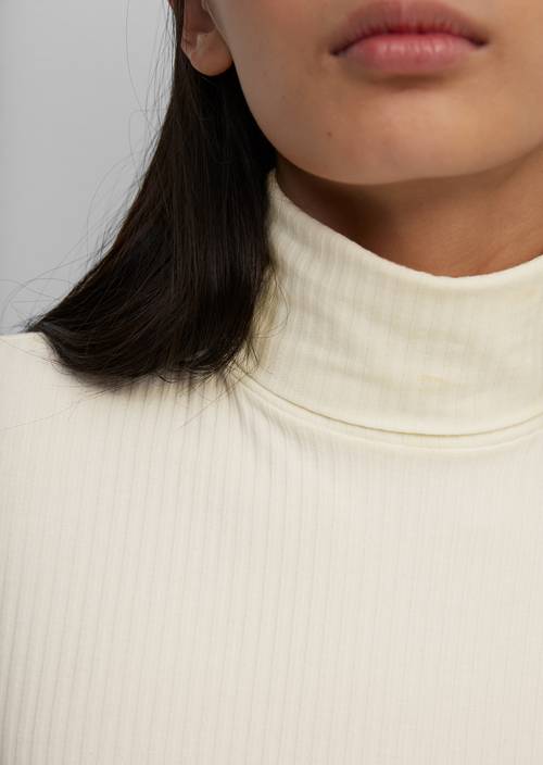 Rollkragen-Longsleeve chalky sand - Produkt Bild 2