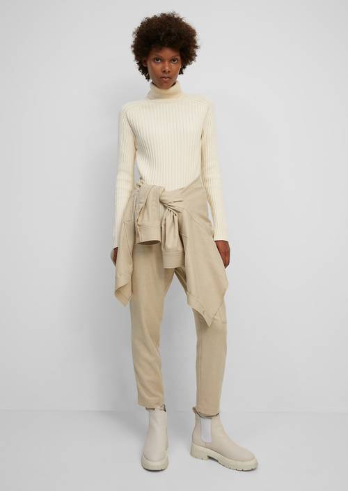 Polo neck jumper chalky sand - Product image 1