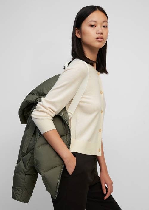 Fine knit cardigan chalky sand - Product image 1