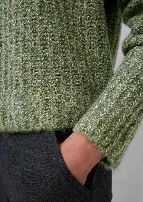 Pull-over en fil retors multi/fresh moss - Image du produit 2