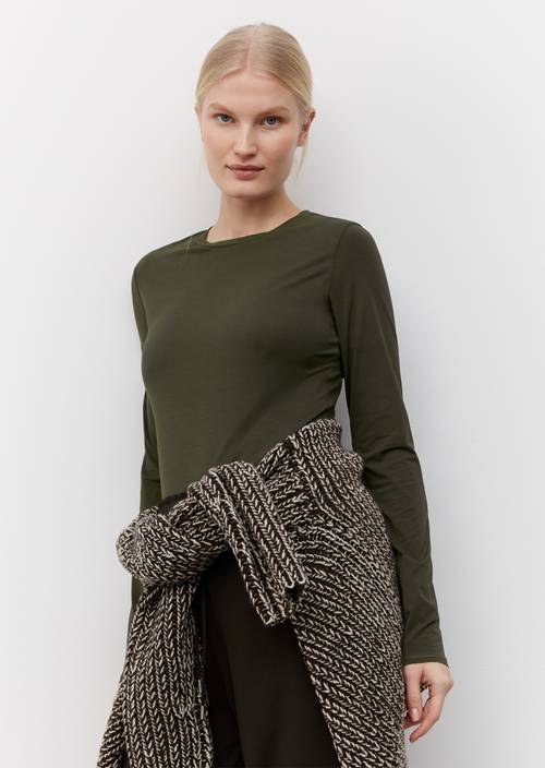 Long sleeve top deep walnut - Product image 1