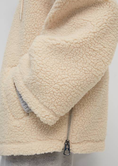 Teddy-Sweat-Jacke pistachio shell - Produkt Bild 2