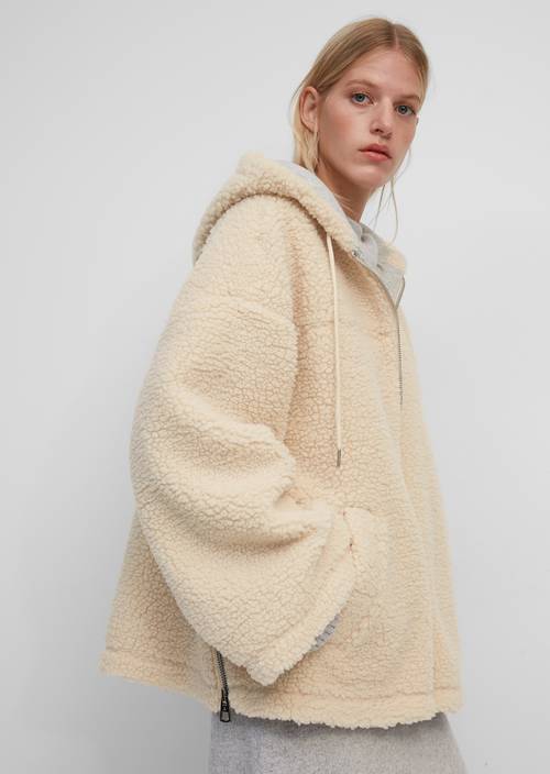 Teddy-Sweat-Jacke pistachio shell - Produkt Bild 1