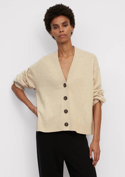 Oversize kardigan winter wheat melange - Obrázek produktu 1
