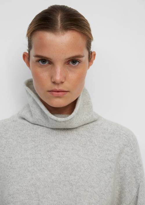 Rollkragen-Pullover multi/foggy melange - Produkt Bild 2