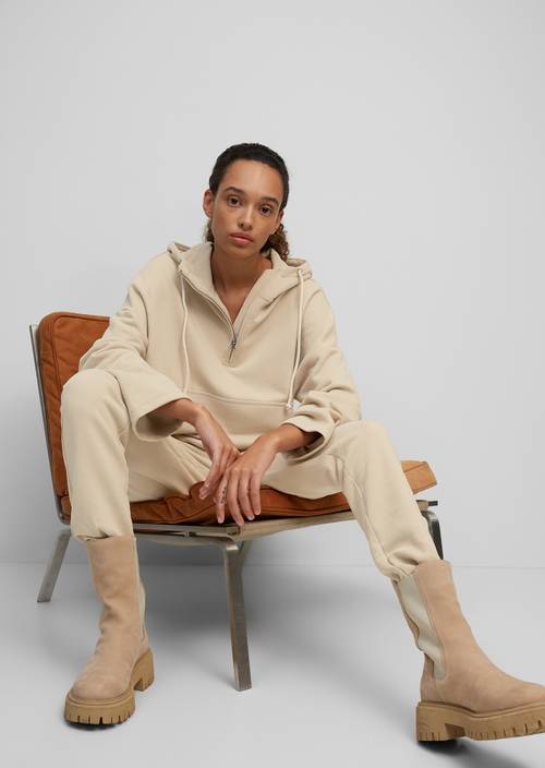 Hooded sweatshirt blushed camel - Product image 1